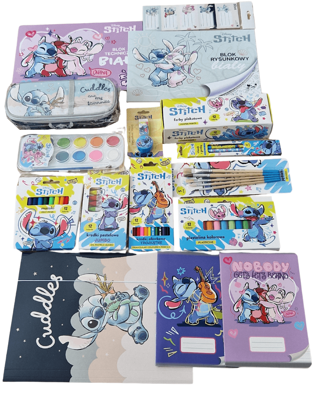 Stitch Wyprawka 1-3 16 elementów